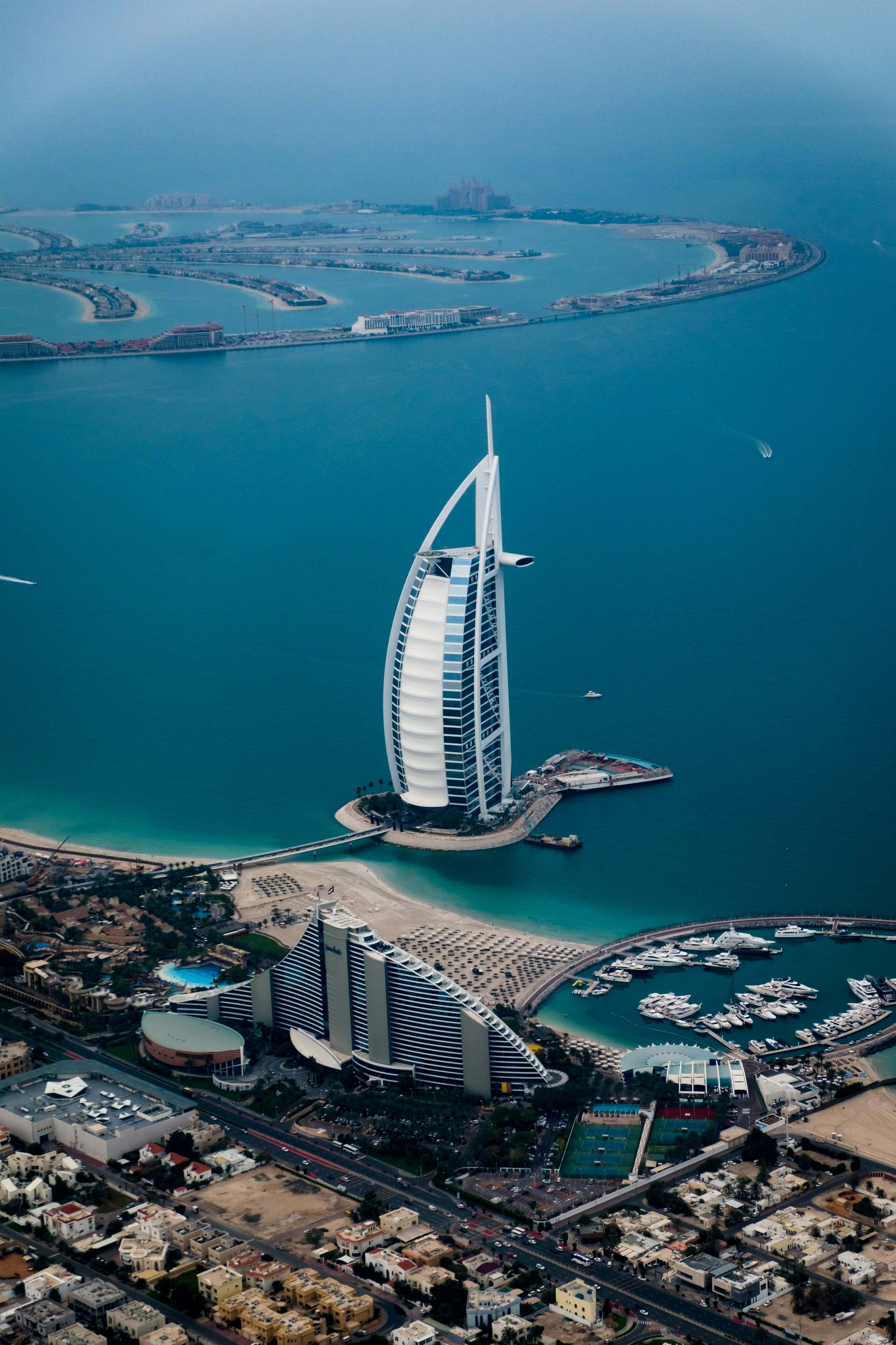 Dubai Marina And Palm Jumeirah